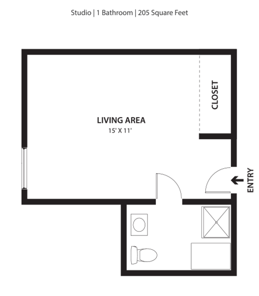 SandSageWestPlains Floor Plans Assisted Living Studio